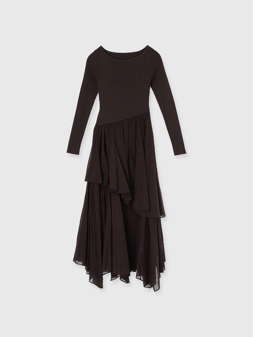 なみ　Aワンピース　ブラウン1