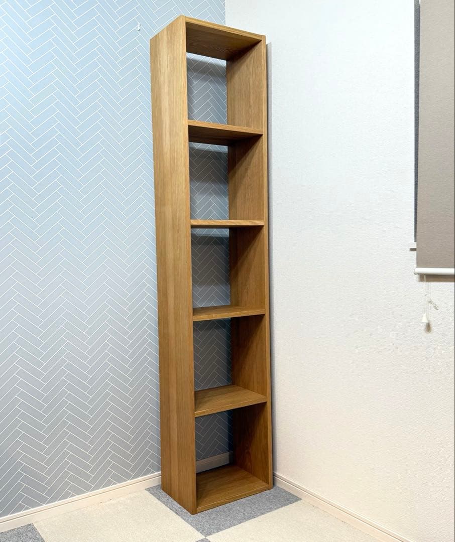 【直接引き取り限定】スタッキングシェルフ　５段　オーク材　美品　北欧　完売品　棚