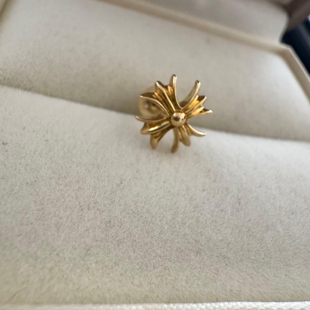 専用出品　　プラスクロス K18 ピアス 十字架 クロス 地金 18金