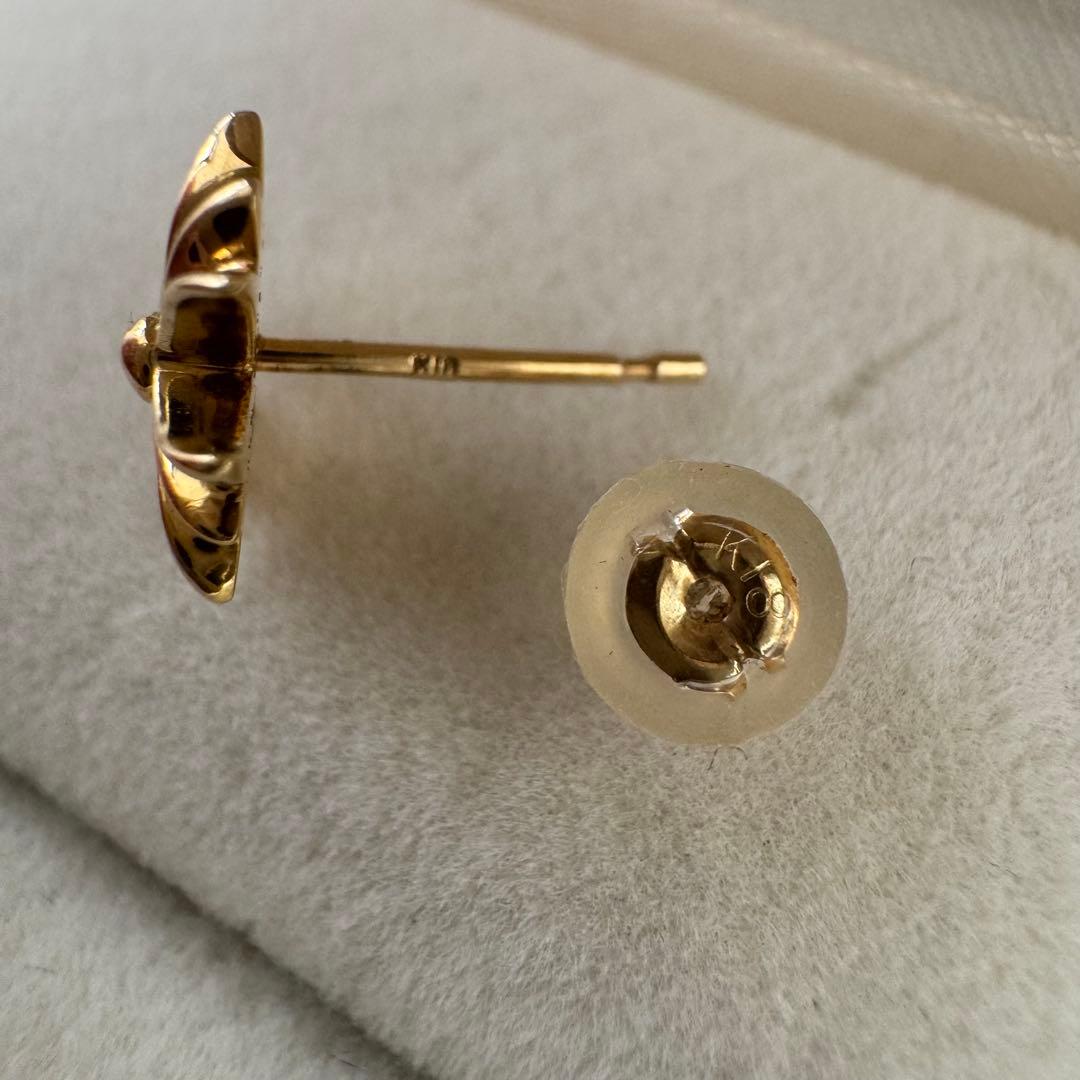 専用出品　　プラスクロス K18 ピアス 十字架 クロス 地金 18金