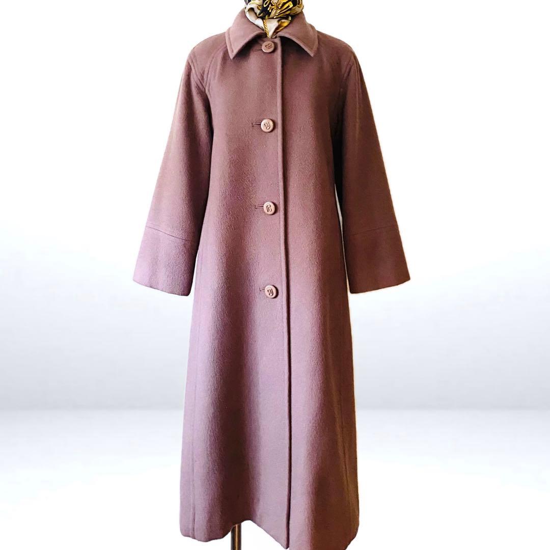 極美品✨◆PIERRE BALMAIN◆30万 チベットラムファーウールコート