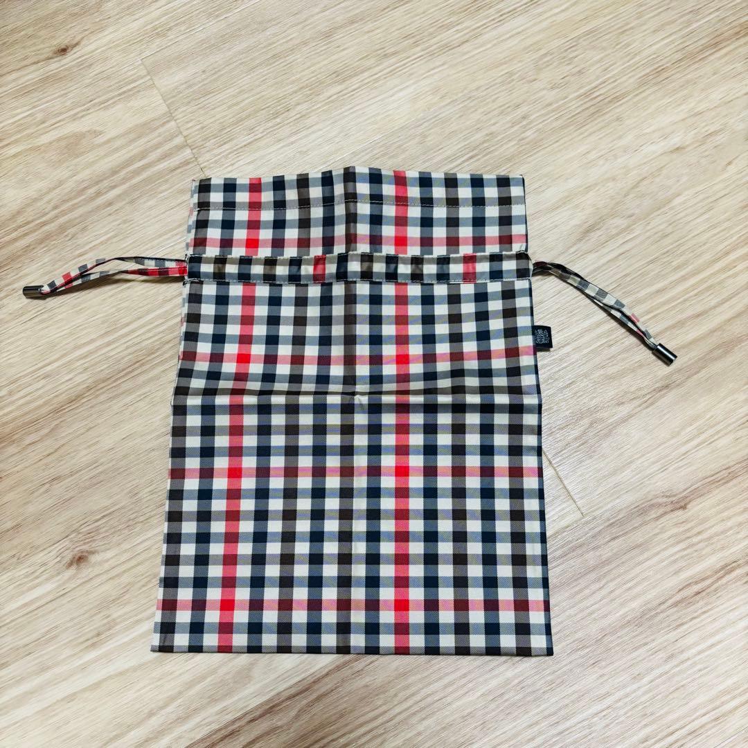 ★新品未使用★タグ付きAquascutum チェック柄トレンチレインコートM〜L