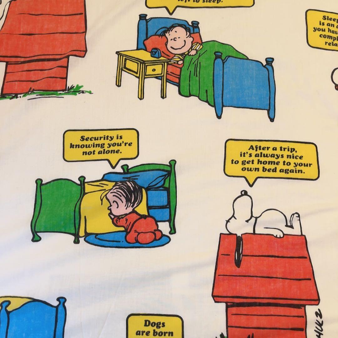 スヌーピー　ヴィンテージ　シーツ