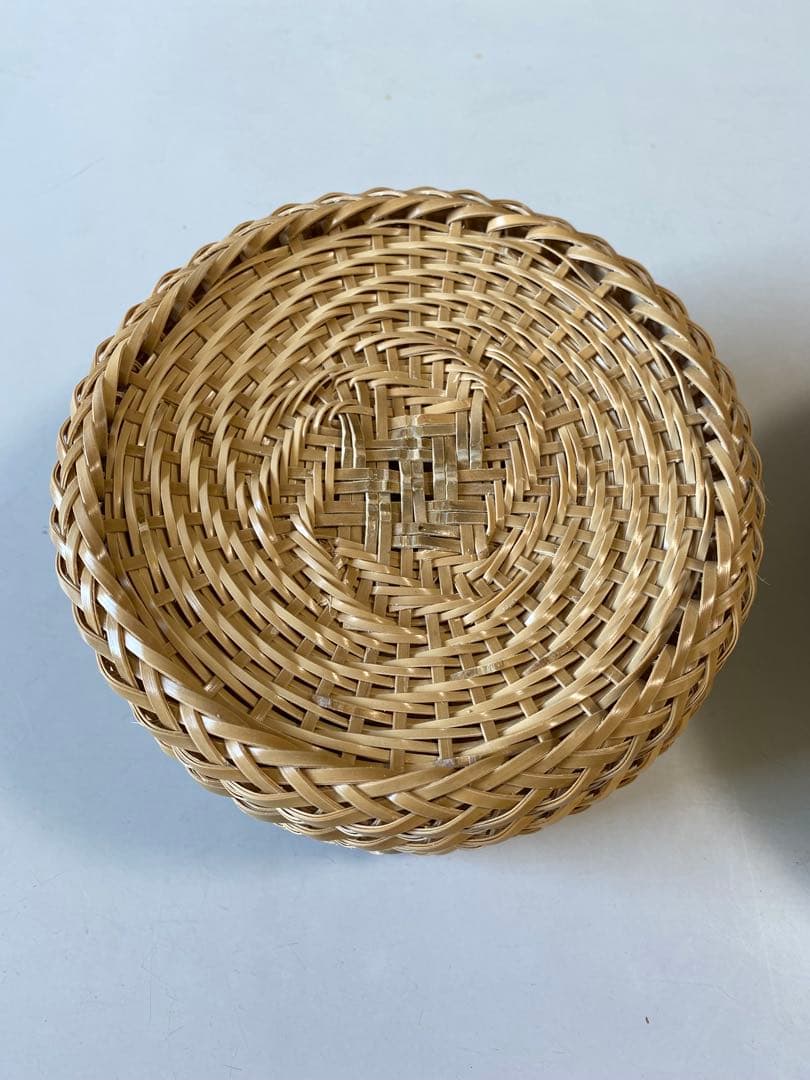 【ハンドメイド】10枚組　国産竹使用・職人手作り 竹ざる（油抜き竹使用)