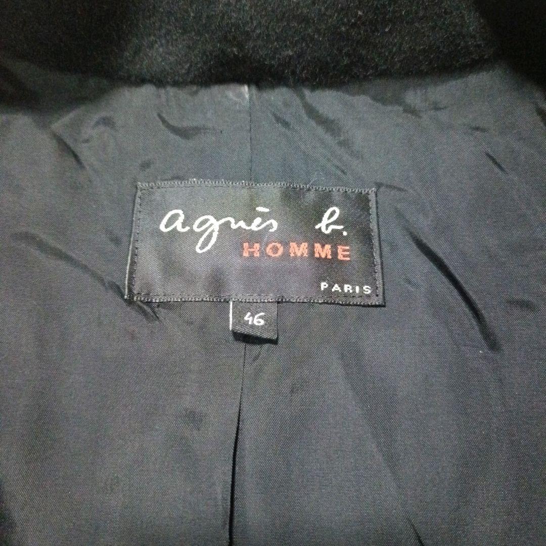 いちご♡断捨離中　agnes b homme カシミヤ ステンカラーコート