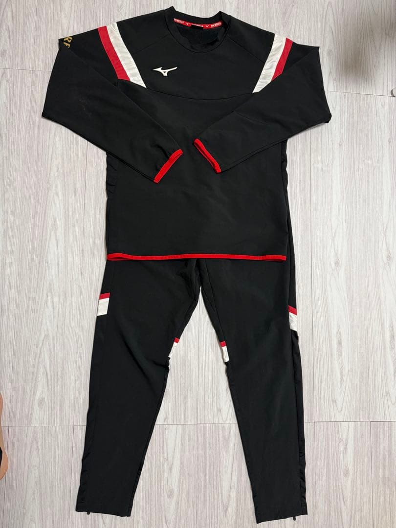 Mizuno ジャージ上下セット ブラック