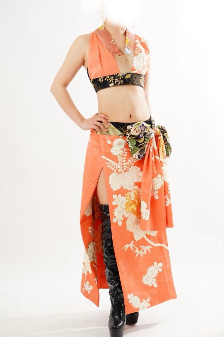 振袖　着物リメイク衣装　#9