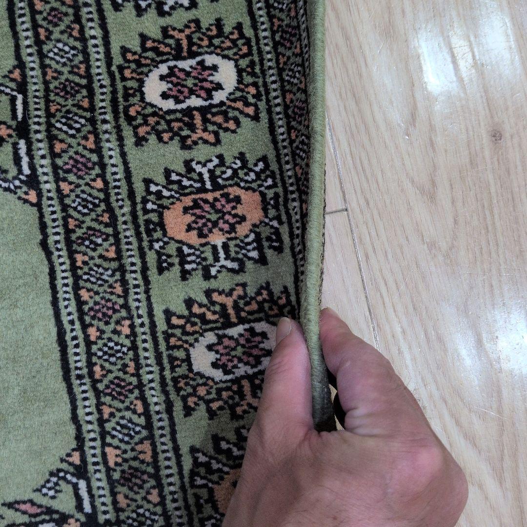 138x207cmパキスタン手織り絨毯(870)リビング・ペルシャ・ギャッベ・毛