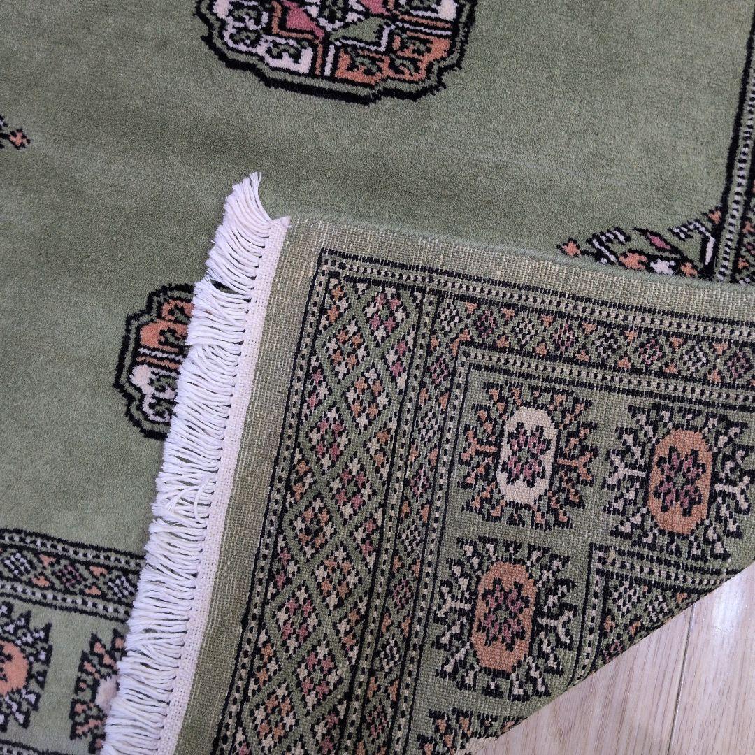 138x207cmパキスタン手織り絨毯(870)リビング・ペルシャ・ギャッベ・毛