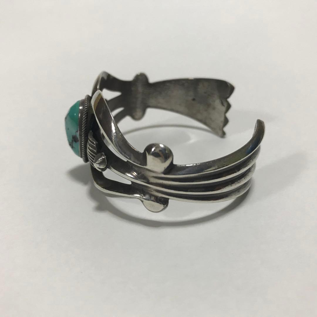 バングル　インディアンジュエリー　ターコイズ　ナバホ族