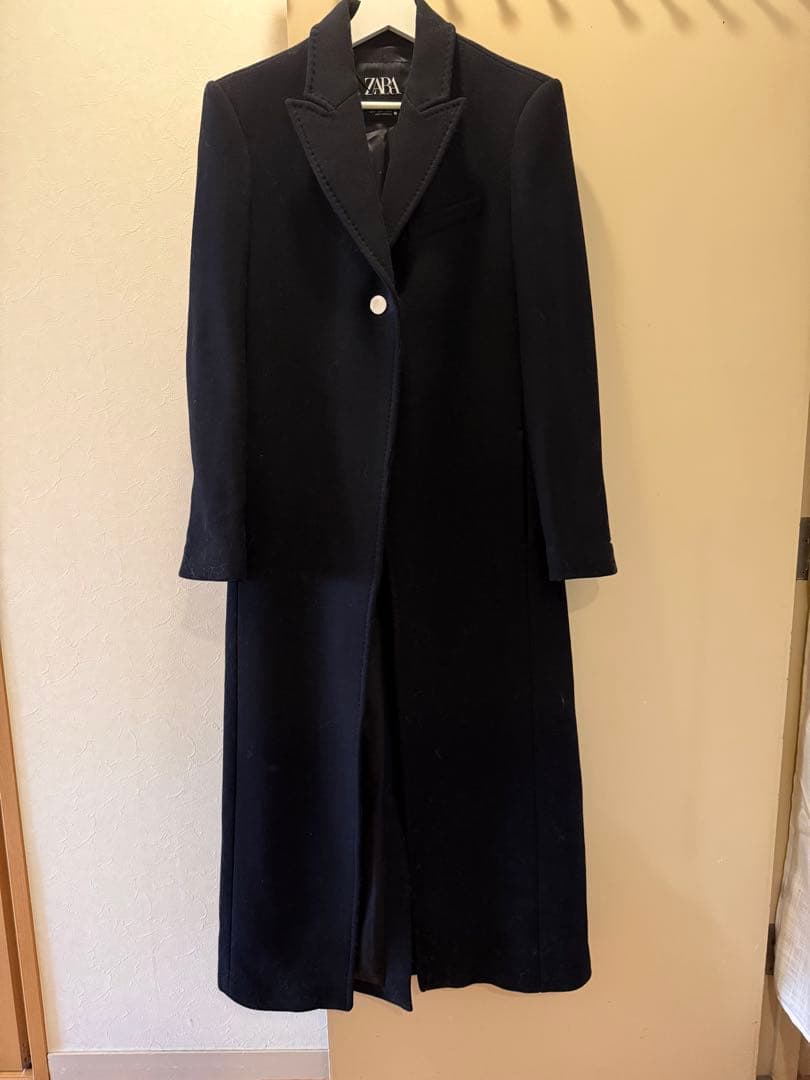 【新品】ZARA ZW COLLECTION 金ボタン テーラード ロングコート