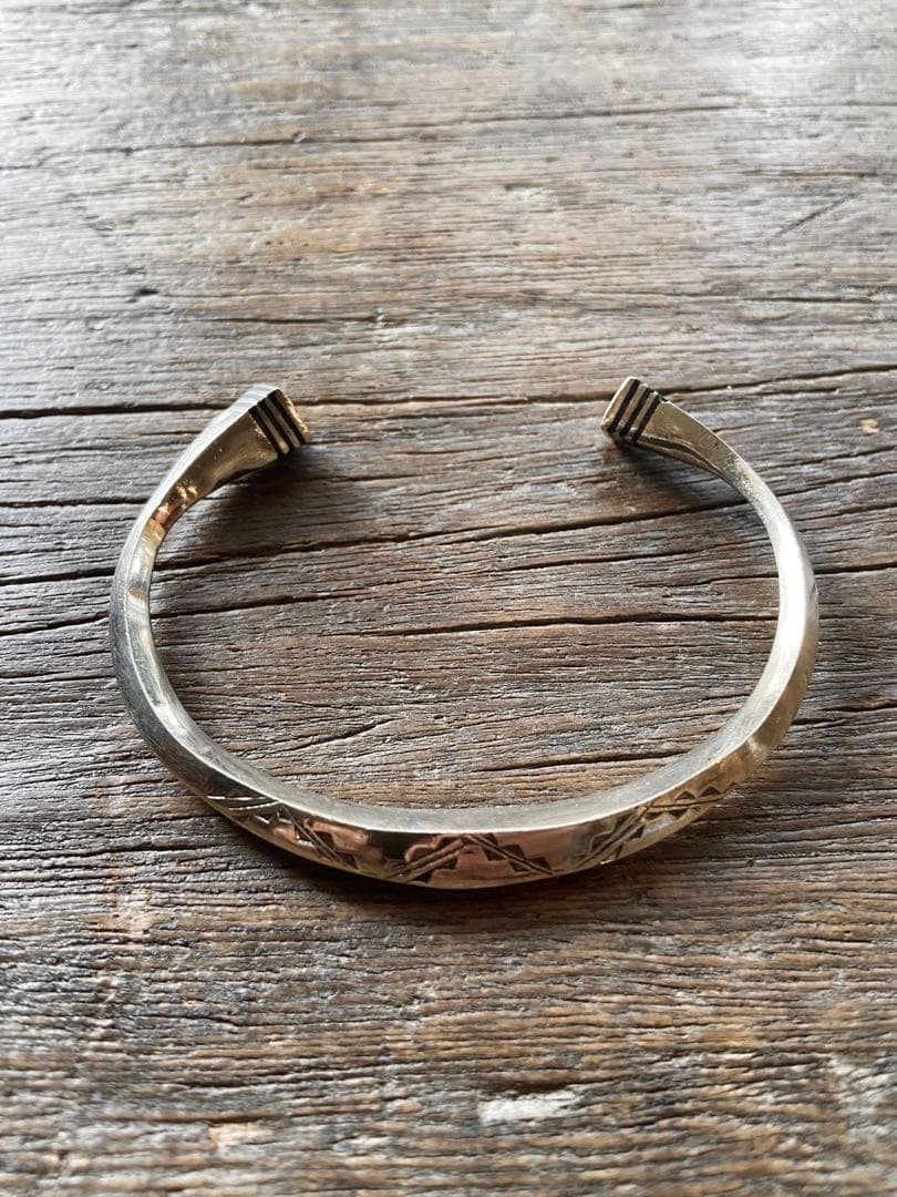新品未使用　トゥアレグ族 エボニーバングル　tuareg bangle ③