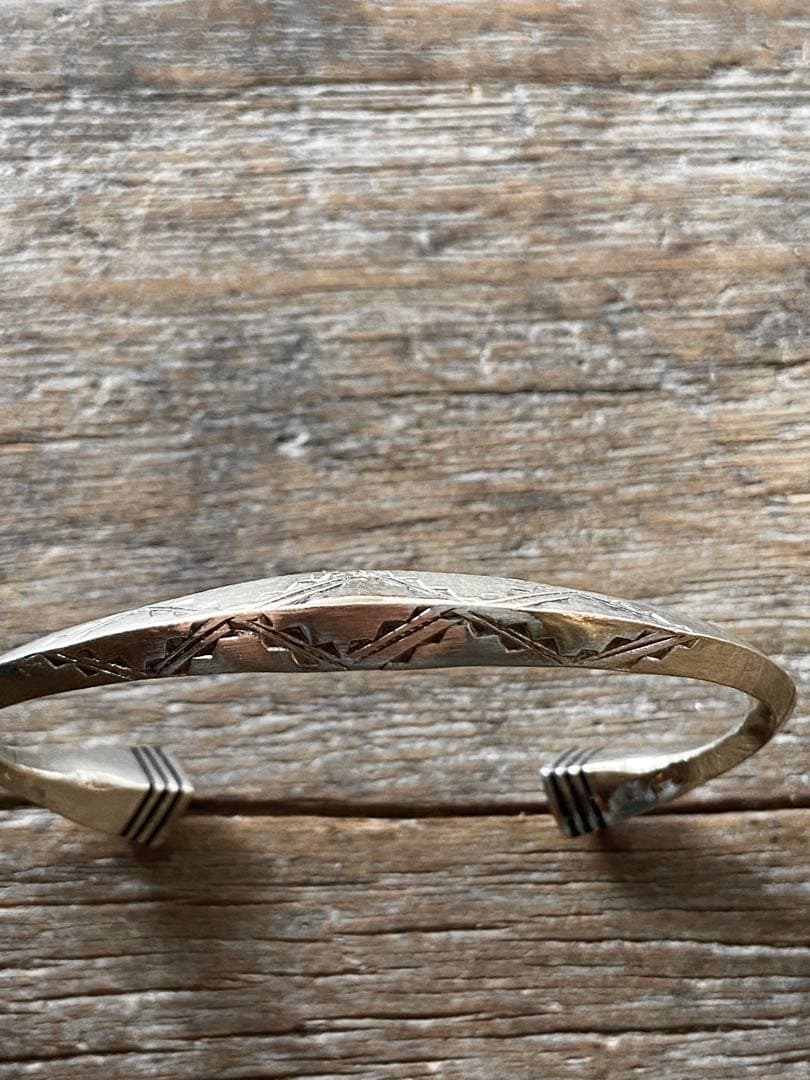 新品未使用　トゥアレグ族 エボニーバングル　tuareg bangle ③