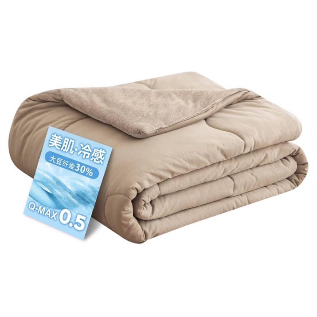 【さっちゃん】4セット新品❤️春夏秋用洗える掛け布団シングル冷感　抗菌防臭