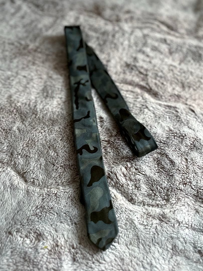 ドルチェアンドガッバーナ ネクタイ カモ ミリタリー ナロー