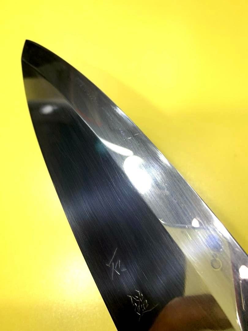 石鎚　出刃包丁　青二鋼　刃渡り18cm