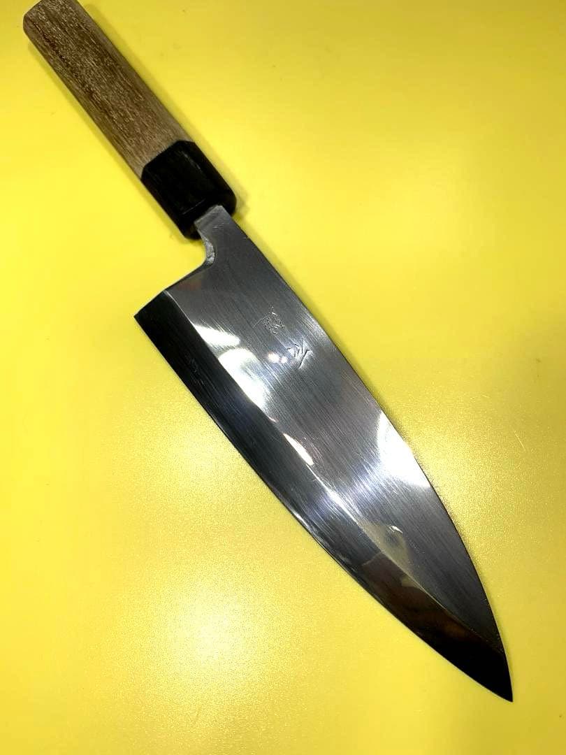 石鎚　出刃包丁　青二鋼　刃渡り18cm