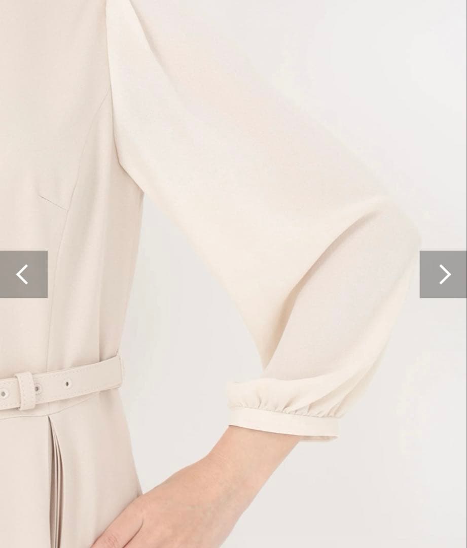 STRAWBERRY-FIELDS ダブルプリーツワンピース