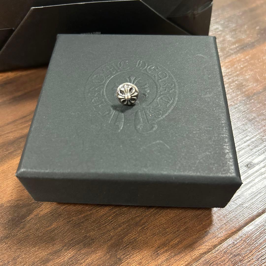Chrome Hearts シルバー ピアス(片耳用) クロスボール