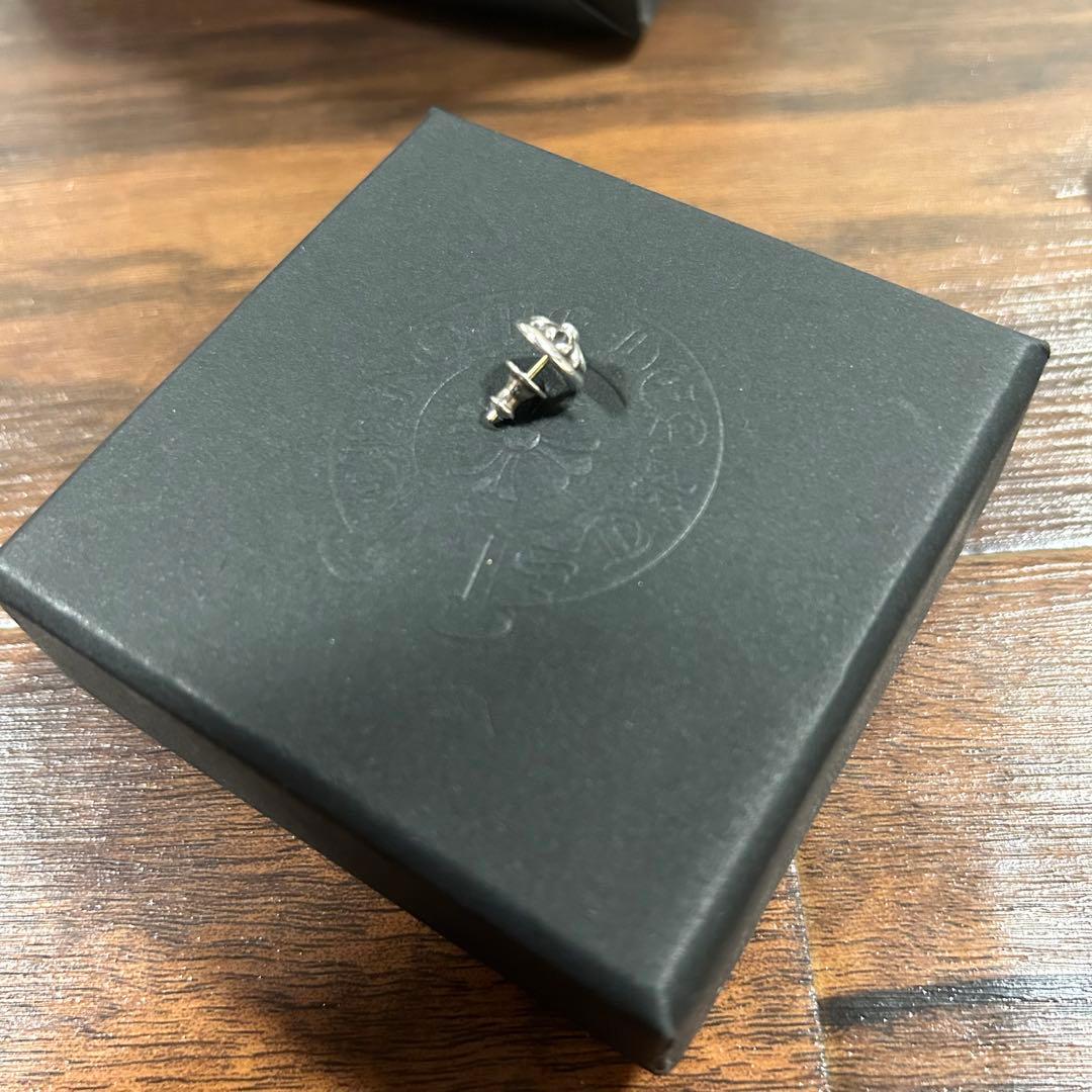 Chrome Hearts シルバー ピアス(片耳用) クロスボール