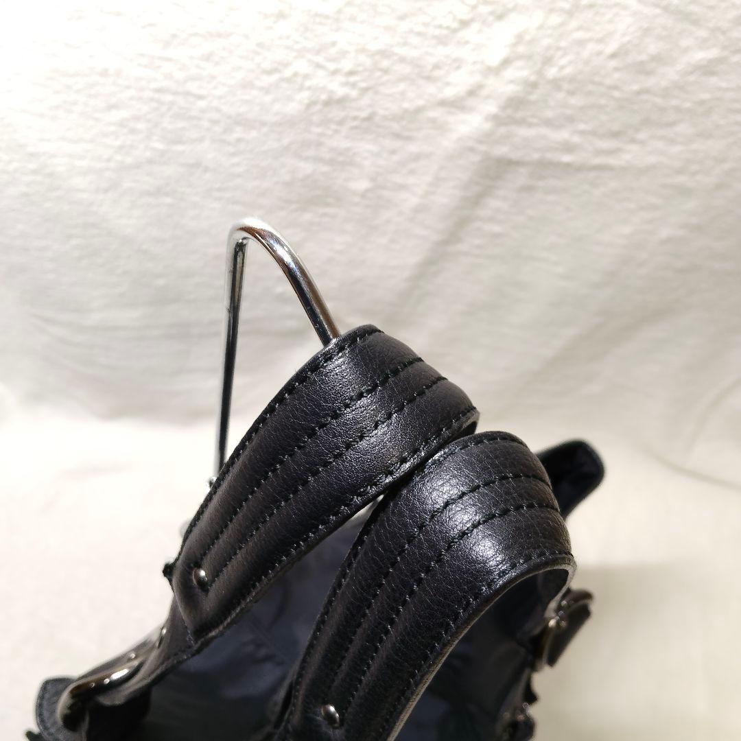 美品 BURBERRY BLUE LABEL トートバッグ メタルロゴ