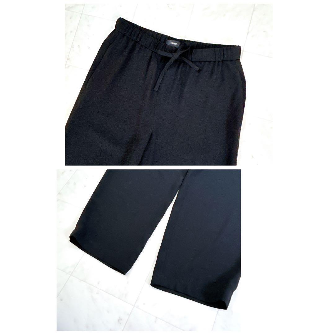 m様 極美品★ Theory セオリー パンツスーツ セットアップ 黒 ドレープ