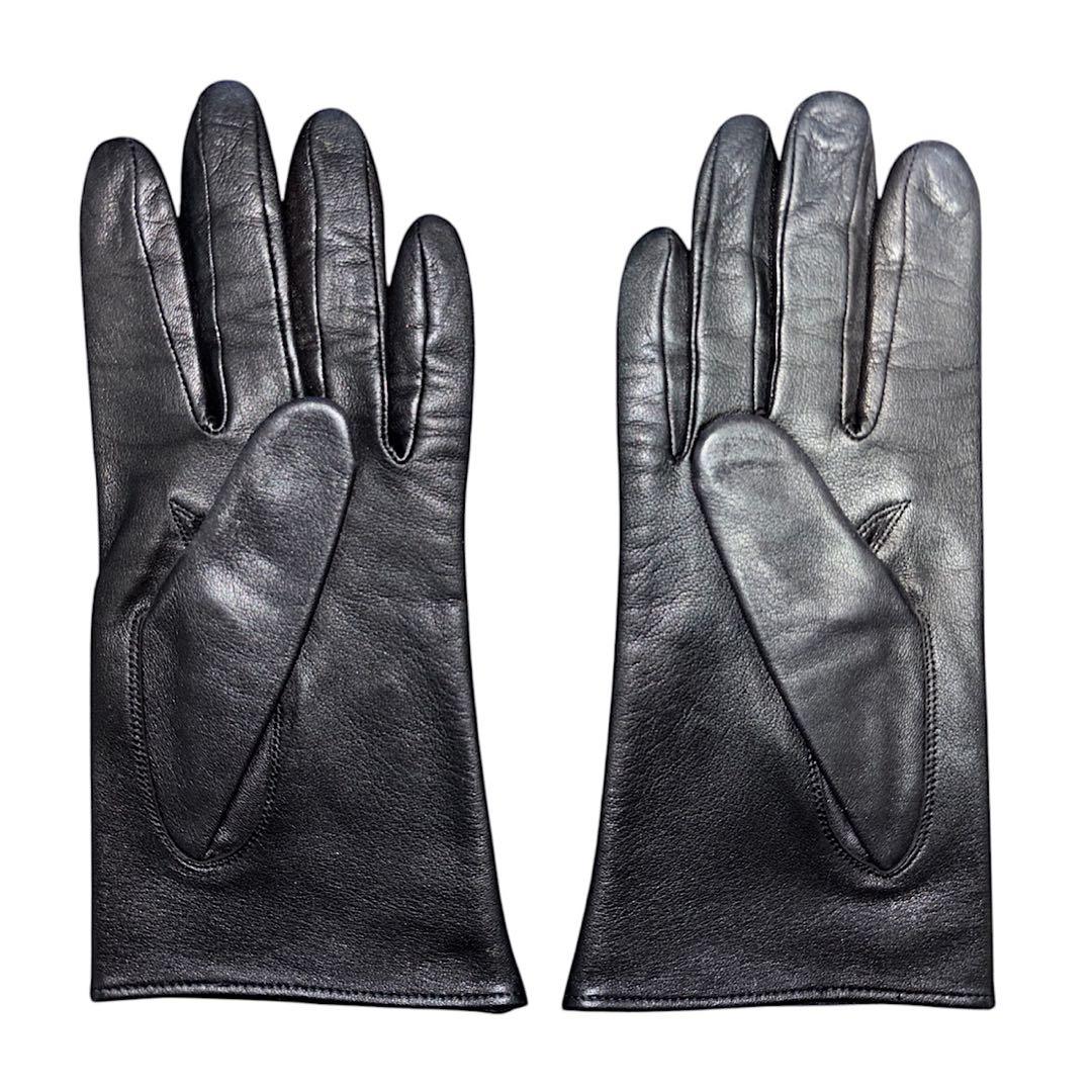 BALENCIAGA ロゴ レザー グローブ