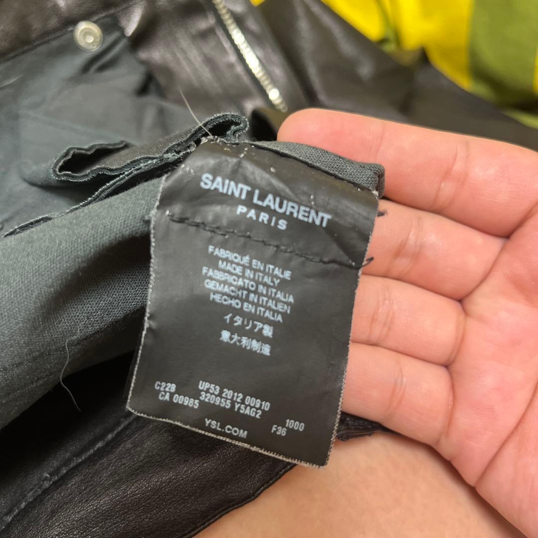 SAINT LAURENT ブラック スキニーデニム