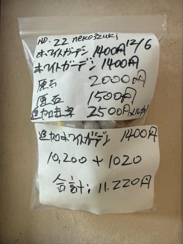 ★neko3zukiねこさんずきさん★12月6日　商品番号66