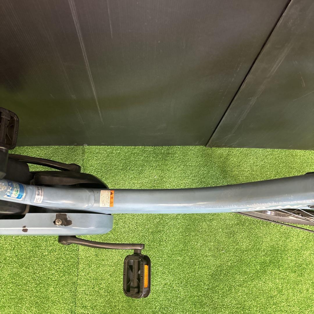 電動自転車 YAMAHA PAS Babby 水色 3人乗り対応 E