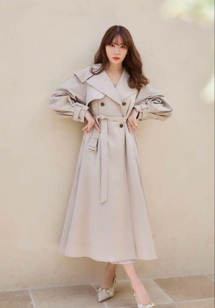 ハーリップトゥ　Grace Long Trench Coat