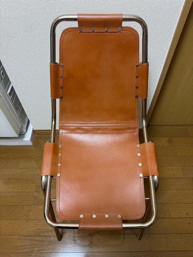 シャルロットペリアン　レザーチェア　リプロダクト　ダイニングチェア　ヴィンテージ