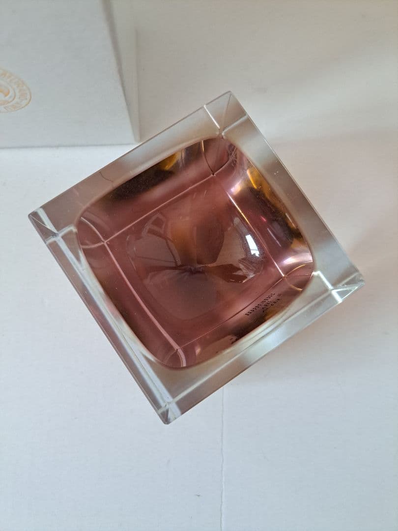 灰皿 ビンテージ ムラノ ガラス BUCELLA RENZO vetri