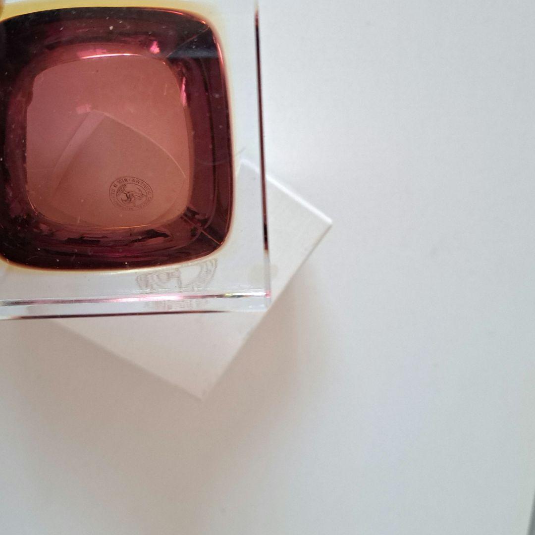 灰皿 ビンテージ ムラノ ガラス BUCELLA RENZO vetri