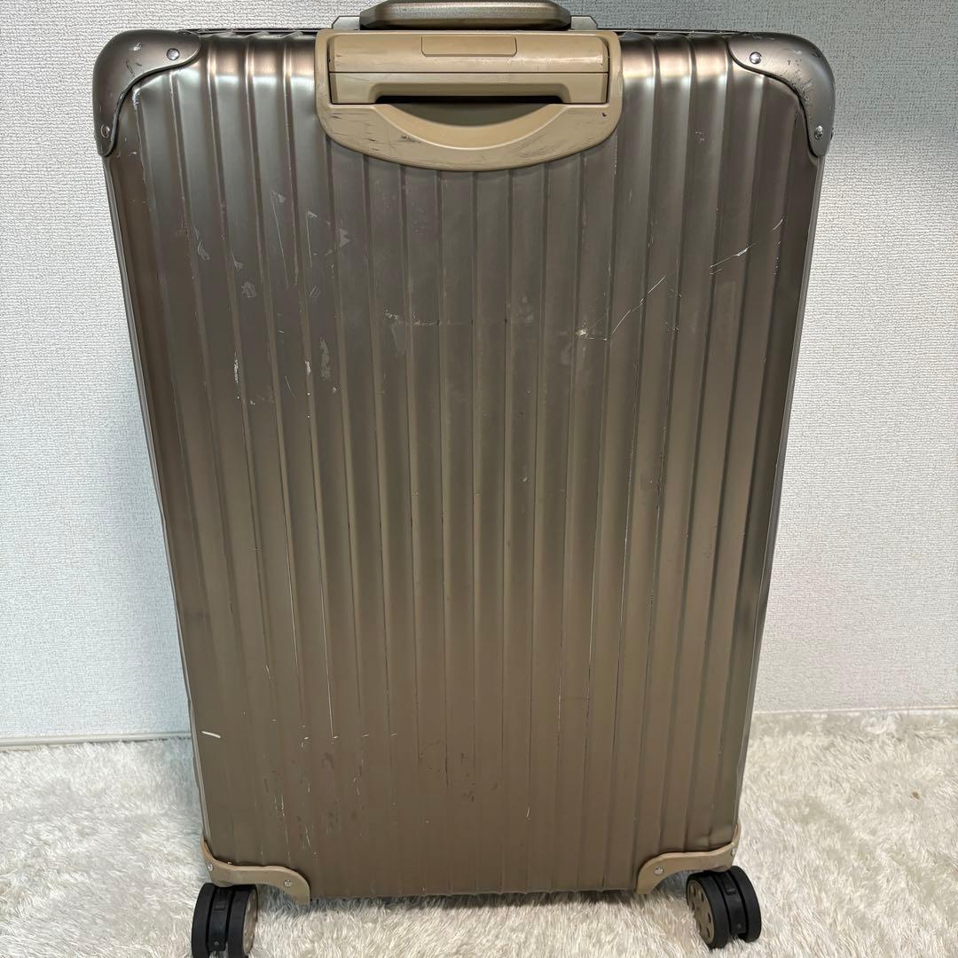 美品✨RIMOWA リモワ トパーズ 4輪　キャリーケース　ゴールド　84L