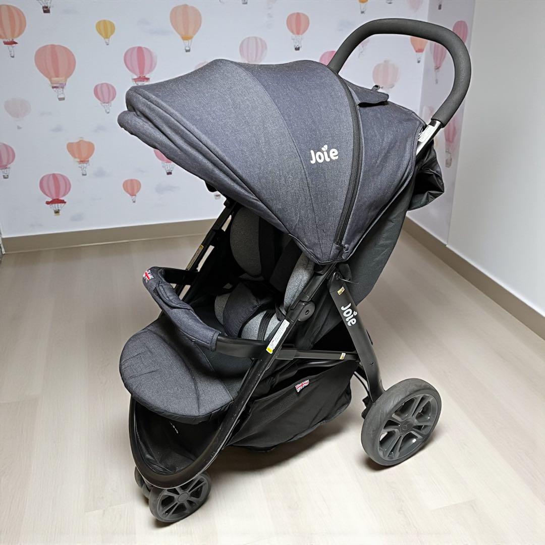 3輪　ベビーカー　バギー　Lite Trax ライトトラックス　デニム Joie