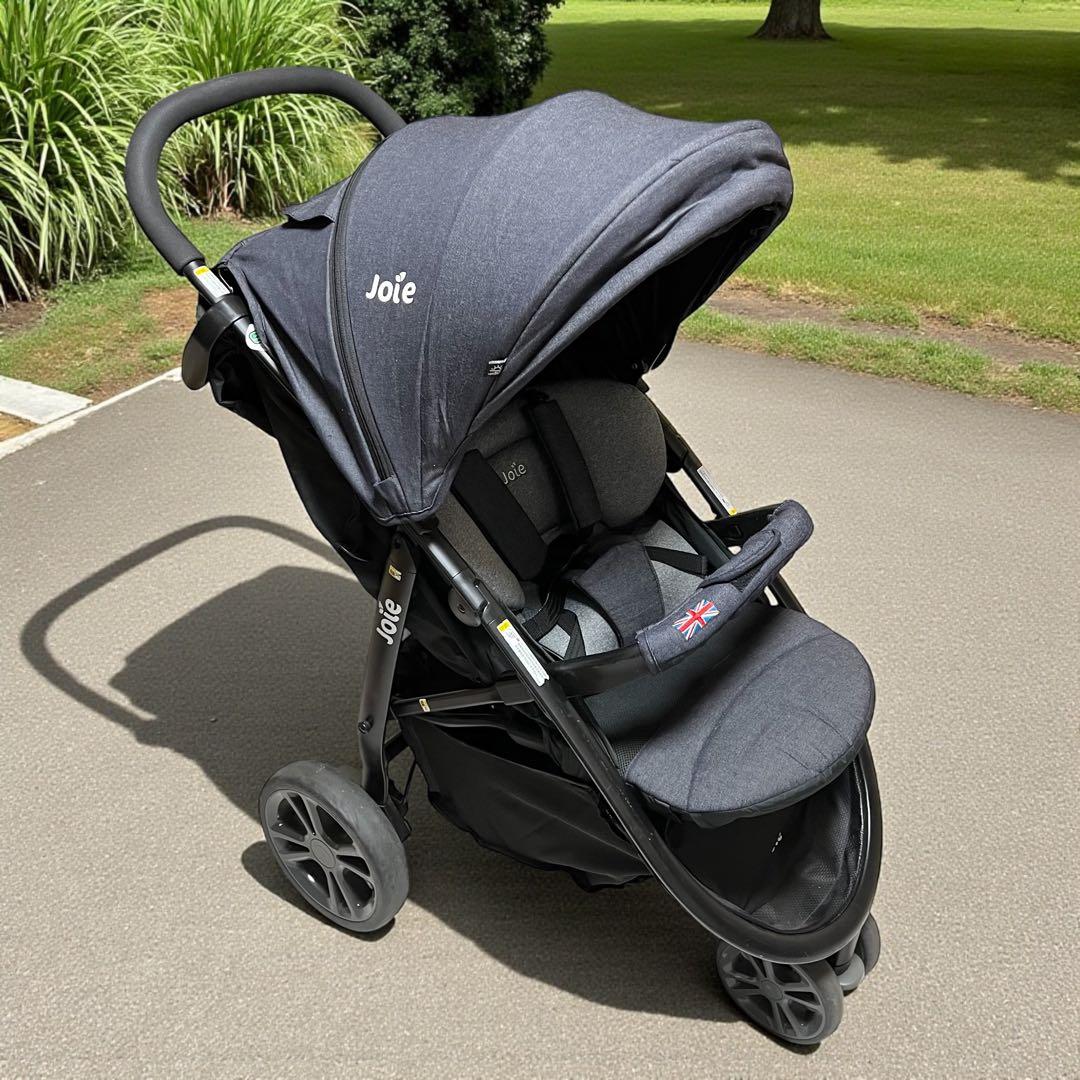 3輪　ベビーカー　バギー　Lite Trax ライトトラックス　デニム Joie