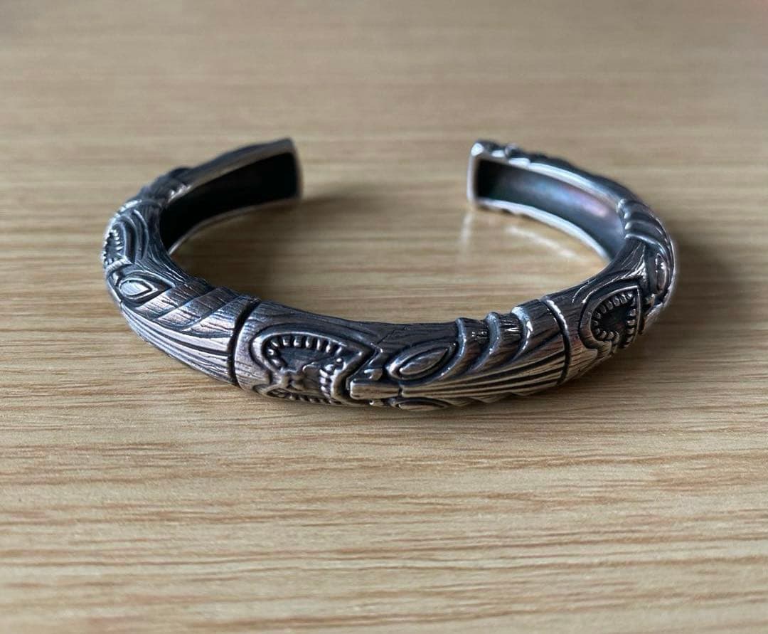 クッシュマン　シルバーアクセサリー　ティキバングル