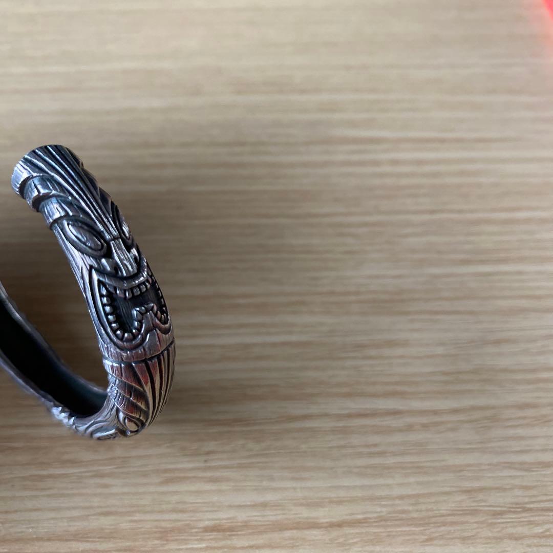 クッシュマン　シルバーアクセサリー　ティキバングル