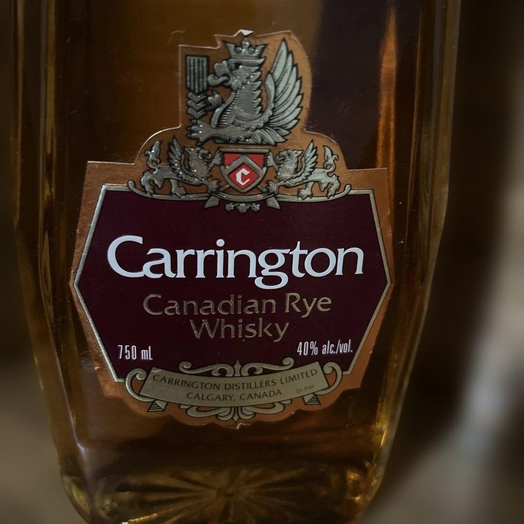 貴重Carrington カナディアンウイスキー 750ml 40%ヴィンテージ
