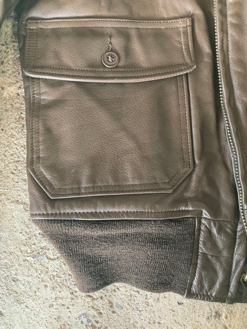 G-1 フライトジャケット 米軍 実物 USA ビンテージ 80s USN