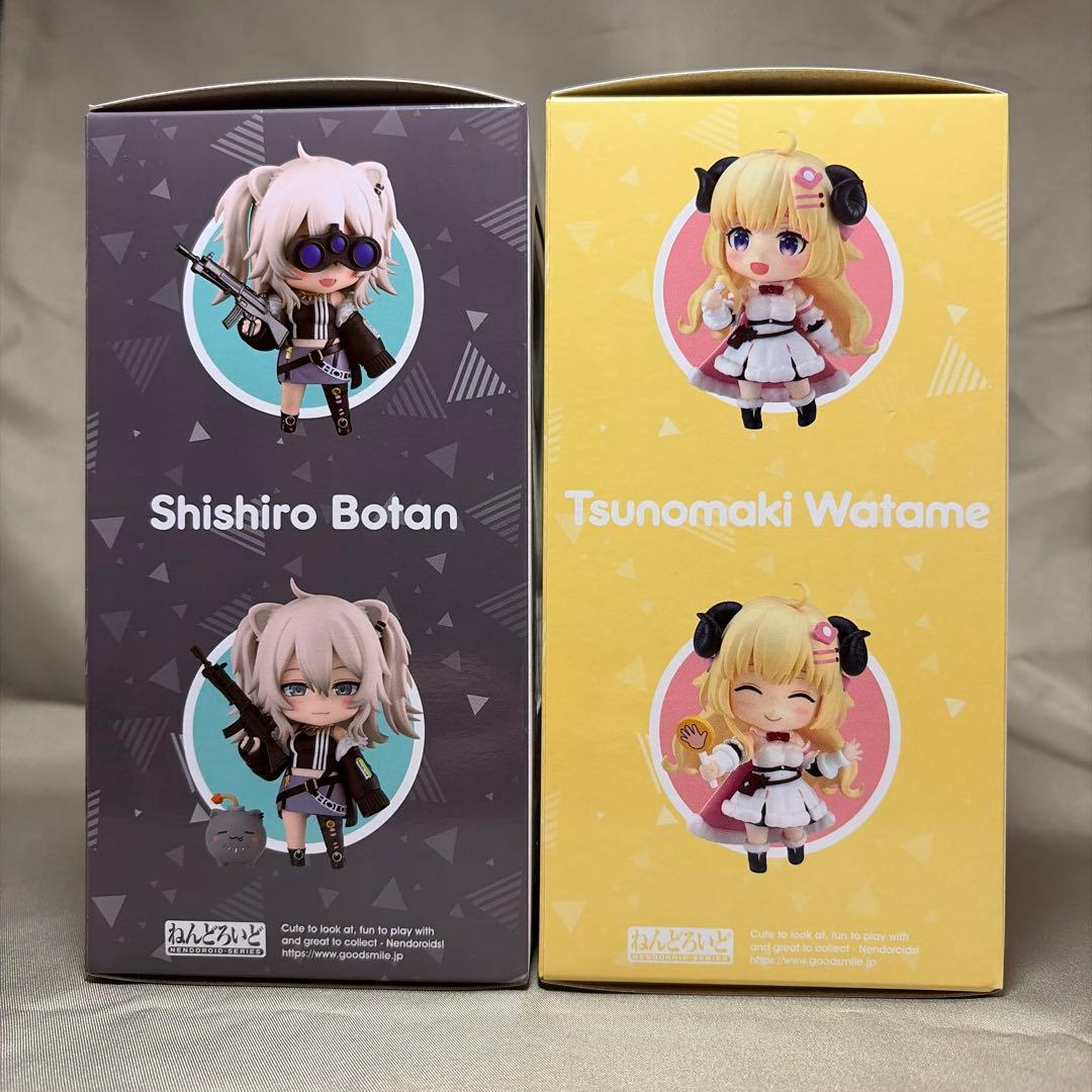 未開封　ねんどろいど　角巻わため　獅白ぼたん