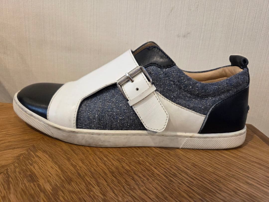 ルブタン Christian Louboutin モンクストラップスニーカー40