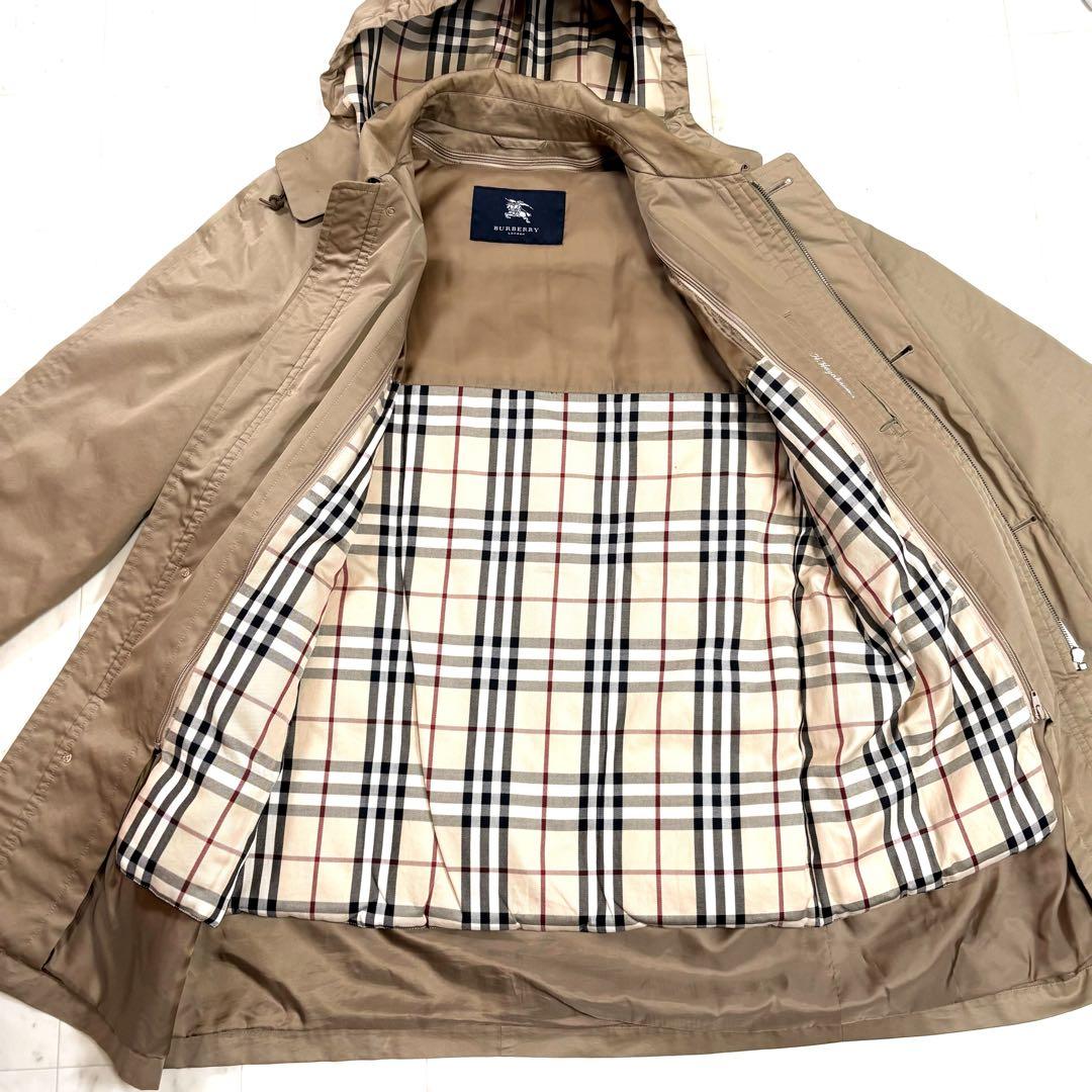 ✨美品✨Burberry 3wayダウンコート　ステンカラーコートノバチェック