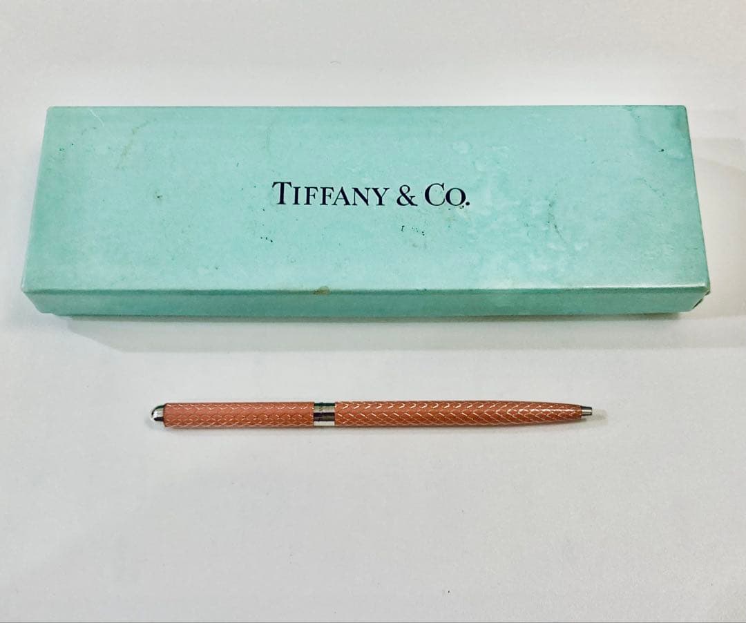 ヘビ柄◆ティファニー 純銀ボールペン シルバー925 Tiffany ドイツ製