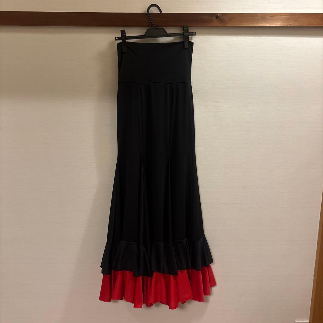 イベリア　フラメンコ　レッスン用ファルダ