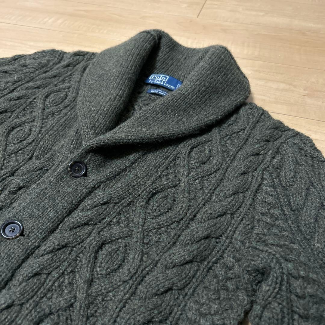 Polo by Ralph Lauren ☆ケーブルニットカーディガン☆サイズL
