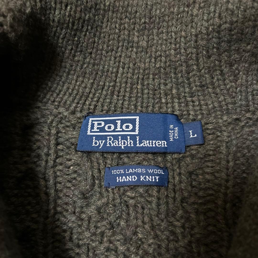 Polo by Ralph Lauren ☆ケーブルニットカーディガン☆サイズL