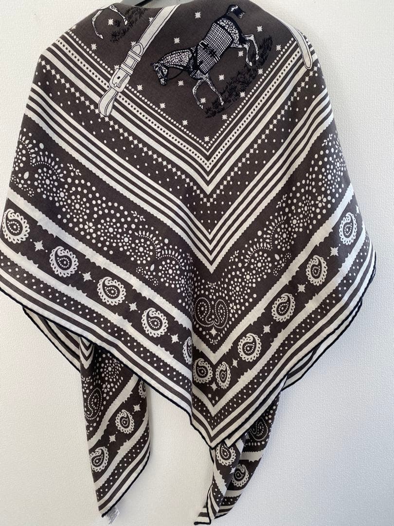 エルメス カシシル カレジェアン 馬着 カシミヤシルク