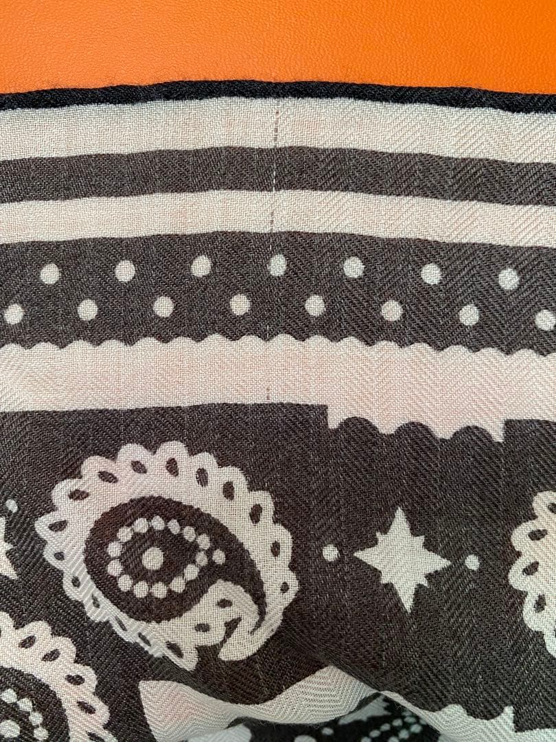 エルメス カシシル カレジェアン 馬着 カシミヤシルク